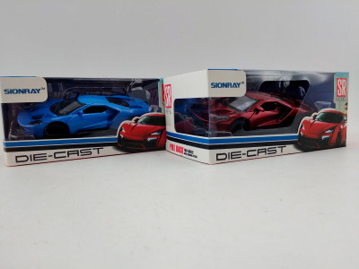 Спорткар металевий зі світлом і звуком GC051470