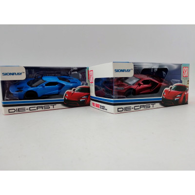 Спорткар металевий зі світлом і звуком GC051470