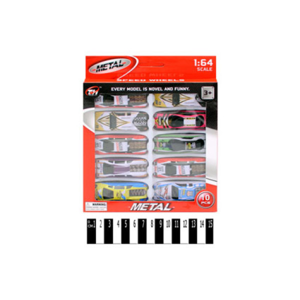 Набір машин метал. (коробка 10шт) TH682 Набір машин метал. (коробка 10шт) TH682