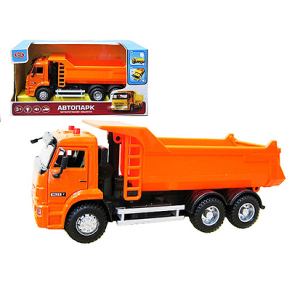 Модель самоскид PLAY SMART "Автопарк" металева кабіна інерційна модель само 9621A