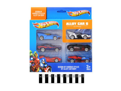 Набір машин Hot Wheel "Avengers" метал 8618