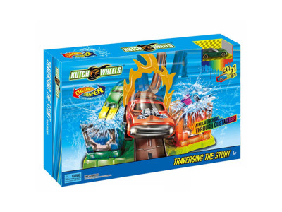 Трек Hot Wheels з металевою машинкою змінює колір S8819 Трек Hot Wheels з металевою машинкою змінює колір S8819