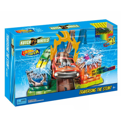 Трек Hot Wheels з металевою машинкою змінює колір S8819 Трек Hot Wheels з металевою машинкою змінює колір S8819