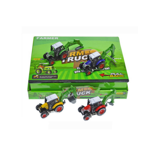 Трактор металевий інерційний у коробці 95589