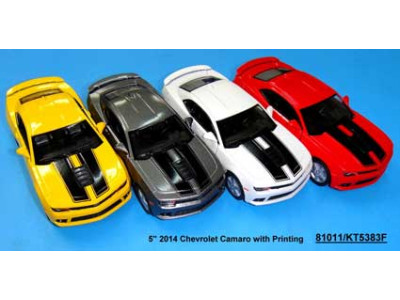 Модель легкова 5" CHEVROLET CAMARO PULL BACK (2014) KT5383FW