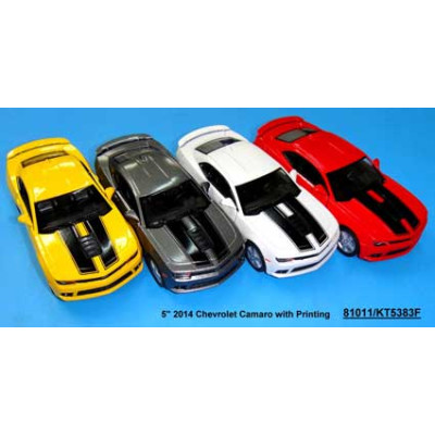 Модель легкова 5" CHEVROLET CAMARO PULL BACK (2014) KT5383FW