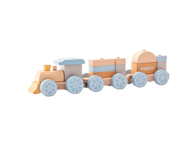 Поїзд CUBIKA Train LP-8 із дерева 15900