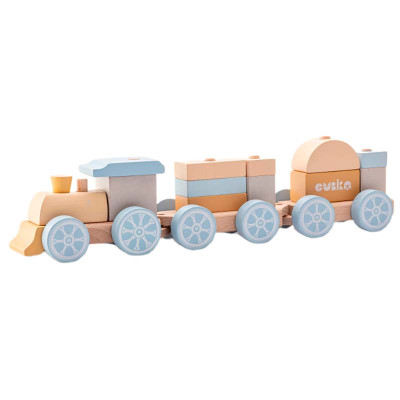 Поїзд CUBIKA Train LP-8 із дерева 15900