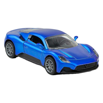 Машинка спортивна 1:32 металева інерційна з світлом і звуком K175B33_Blue