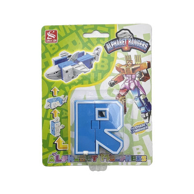 Конструктор Літери трансформери 26 шт Абетка навчальна іграшка 2911_seriesR