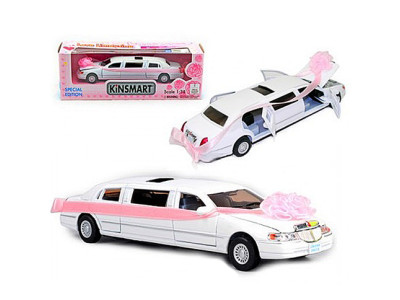 Лімузин "LINCOLN TOWN CAR LOVE LIMOUSINE" метал (відчиняються двері) KT7001WW