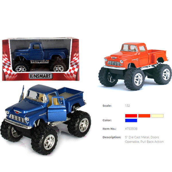 Модель джип Chevy Stepside Pick-up 1955 (off Road) інерційна. KT5330WB Модель джип Chevy Stepside Pick-up 1955 (off Road) інерційна. KT5330WB