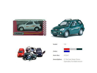Модель легкова Toyota RAV4 інерційна. KT5041W