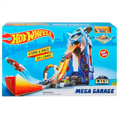 Трек Хот Вілс Міський Мега Гараж Hot Wheels Mega Garage FTB68