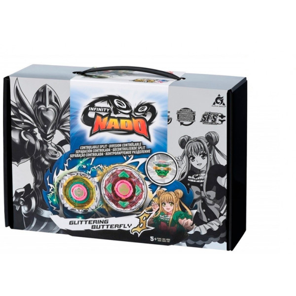 Дзиґа Aulder Infinity Nado Kpek Glittering Butterly-s Іскристий YW624703 Дзиґа Aulder Infinity Nado Kpek Glittering Butterly-s Іскристий YW624703