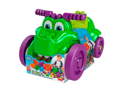 Машинка-крокодил "Катайся та збирай кубики" Mega Bloks GFG22 Машинка-крокодил "Катайся та збирай кубики" Mega Bloks GFG22
