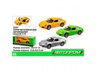 Іграшка машина метал арт 3237 "АВТОПРОМ"1:323 кольорвідкр.двері у кор.1 3237 Іграшка машина метал арт 3237 "АВТОПРОМ"1:323 кольорвідкр.двері у кор.1 3237