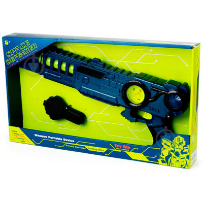 Космічний бластер 42 см зі світлом звуком та музикою + кріплення на ремін 242641