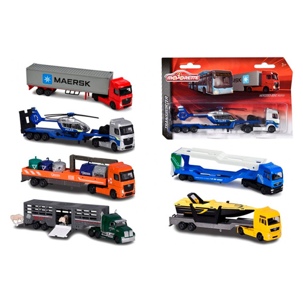 Транспортер Majorette 20 см 6 видів 3+ 2053302 Транспортер Majorette 20 см 6 видів 3+ 2053302