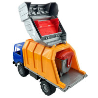 Машинка сміттєвоз Оріон Х2 пластикова 273_Blue-Orange Машинка сміттєвоз Оріон Х2 пластикова 273_Blue-Orange