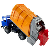 Машинка сміттєвоз Оріон Х2 пластикова 273_Blue-Orange Машинка сміттєвоз Оріон Х2 пластикова 273_Blue-Orange