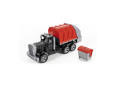 Машинка Оріон "Фарго М "Сміттєвоз" Пластикова 523_Black-Red