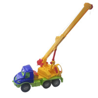 Машинка-кран "Атлантіс" 0640_Blue-Yellow Машинка-кран "Атлантіс" 0640_Blue-Yellow