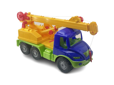 Машинка-кран "Атлантіс" 0640_Blue-Yellow Машинка-кран "Атлантіс" 0640_Blue-Yellow
