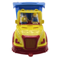 Машинка "Самоскид Mati " з кубиками Бамсик 009/14_Yellow-Blue
