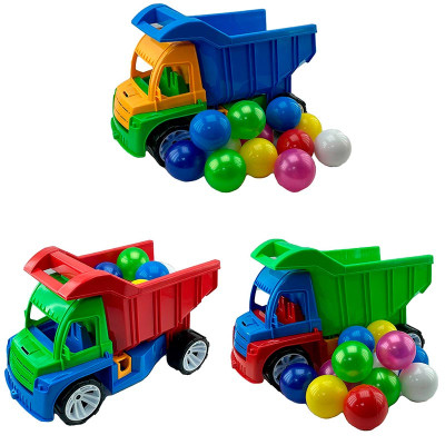 Машинка "Алекс" з маленькими кульками 087