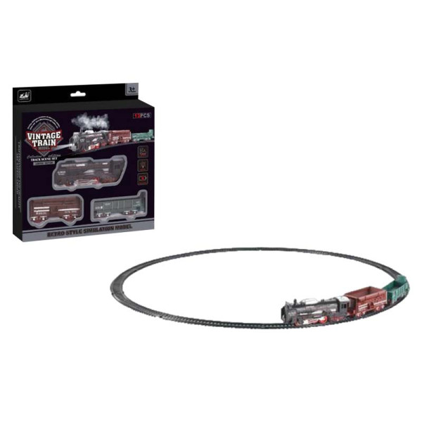 Залізна дорога на батарейках зі світлом 4299-82 Залізна дорога на батарейках зі світлом 4299-82