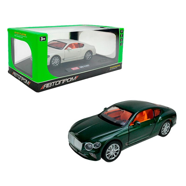 Машинка Автопром 1:24 зі світлом і звуком металева AP7715_Green
