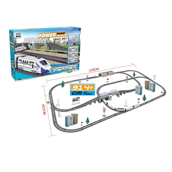 Залізна дорога зі швидкісним поїздом 2181 Залізна дорога зі швидкісним поїздом 2181