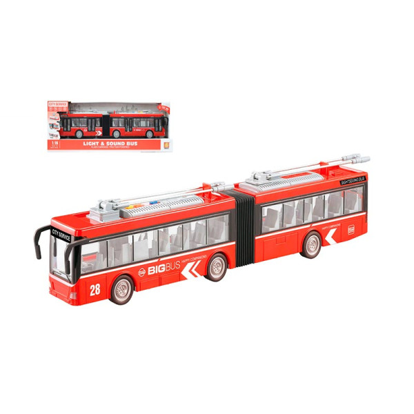 Інерційний тролейбус зі світлом і звуком WY915A Інерційний тролейбус зі світлом і звуком WY915A