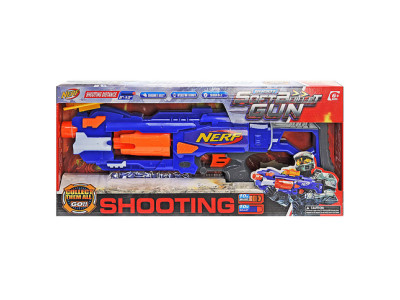 Бластер "NERF" на поролонових кулях (на батарейках) JBY-003