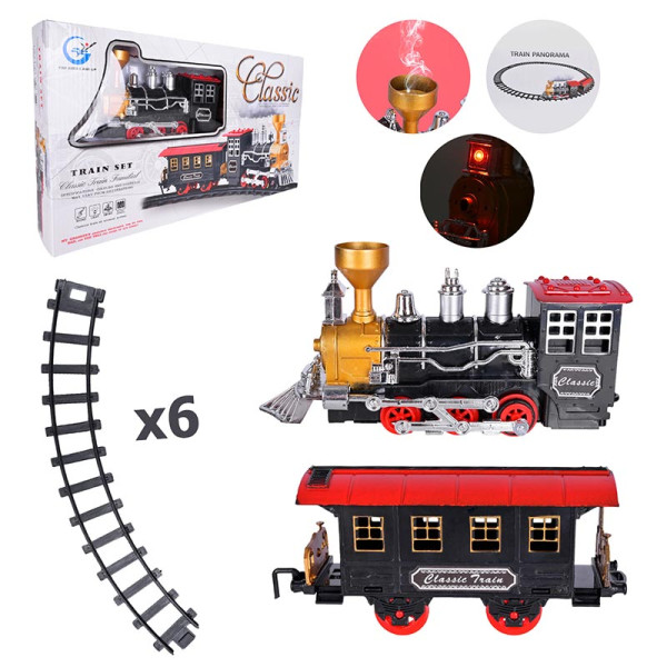 Залізниця арт. 803-1 (36шт/2) батар. з димом короб. 41*7*23см 803-1 Залізниця арт. 803-1 (36шт/2) батар. з димом короб. 41*7*23см 803-1