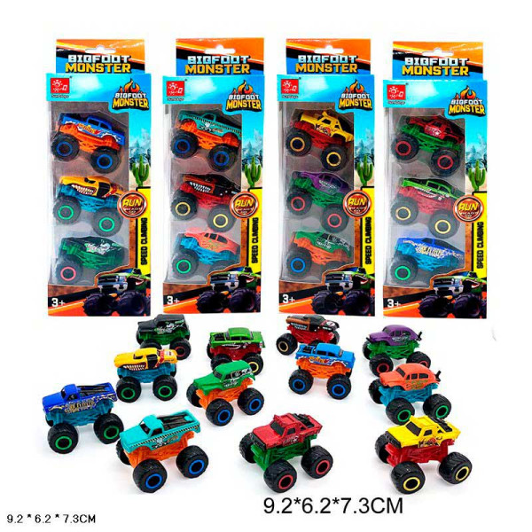 Набір машин мет. арт. SQ80783-1 (72шт/2) 4 види по 3 машини у наборі коро SQ80783-1 Набір машин мет. арт. SQ80783-1 (72шт/2) 4 види по 3 машини у наборі коро SQ80783-1