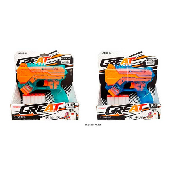 Пістолет який стріляє паралоновими кулями 2 види 6092/93 Пістолет який стріляє паралоновими кулями 2 види 6092/93