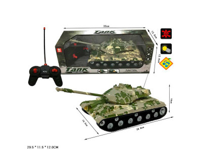 Танк на радіокеруванні зі світлом і звуком AKX529-4 Танк на радіокеруванні зі світлом і звуком AKX529-4