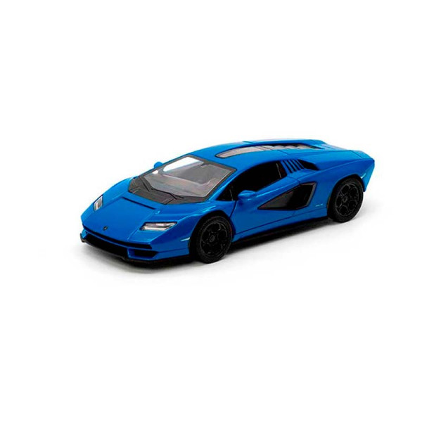 Модель легкова LAMBORGHINI COUNTACHLPI інерційна металева KT5437W_Blue