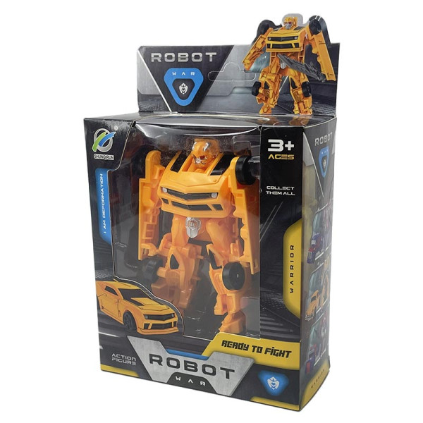 Фігурка робота трансформера пластикова 168-62_Bumblebee Фігурка робота трансформера пластикова 168-62_Bumblebee