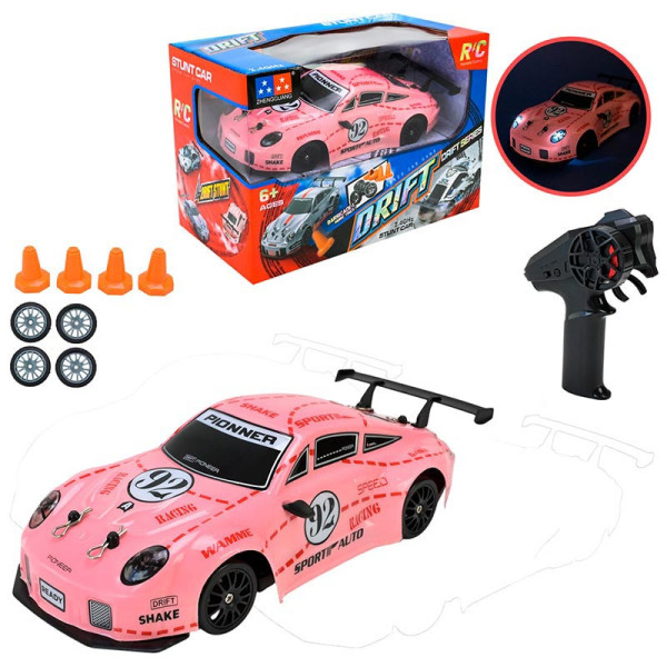 Машинка гоночна на радіокеруванні на акумуляторі з USB UD2237A_Pink Машинка гоночна на радіокеруванні на акумуляторі з USB UD2237A_Pink