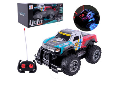 Машинка гоночна на радіокеруванні на акумуляторі зі світлом і звуком W200-18_Red