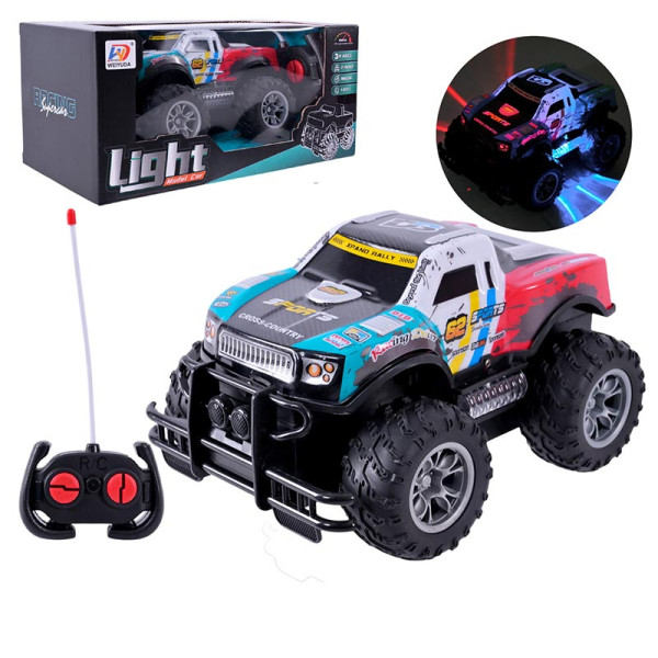 Машинка гоночна на радіокеруванні на акумуляторі зі світлом і звуком W200-18_Red Машинка гоночна на радіокеруванні на акумуляторі зі світлом і звуком W200-18_Red