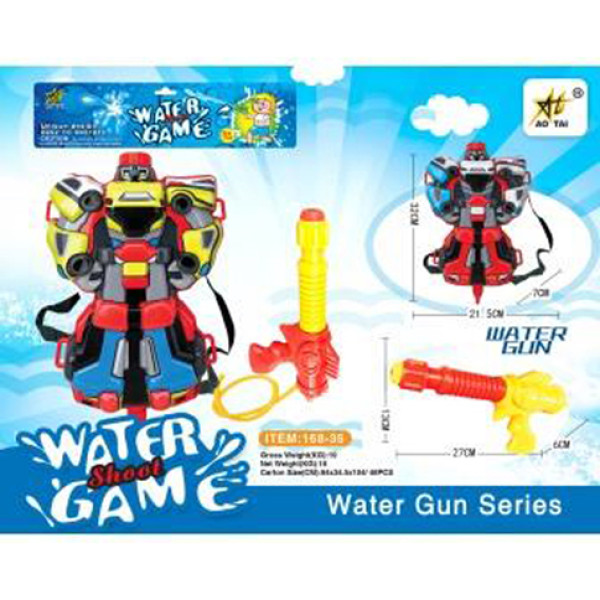 Водна зброя Трансформери з рюкзаком для води 2 види 168-35 Водна зброя Трансформери з рюкзаком для води 2 види 168-35