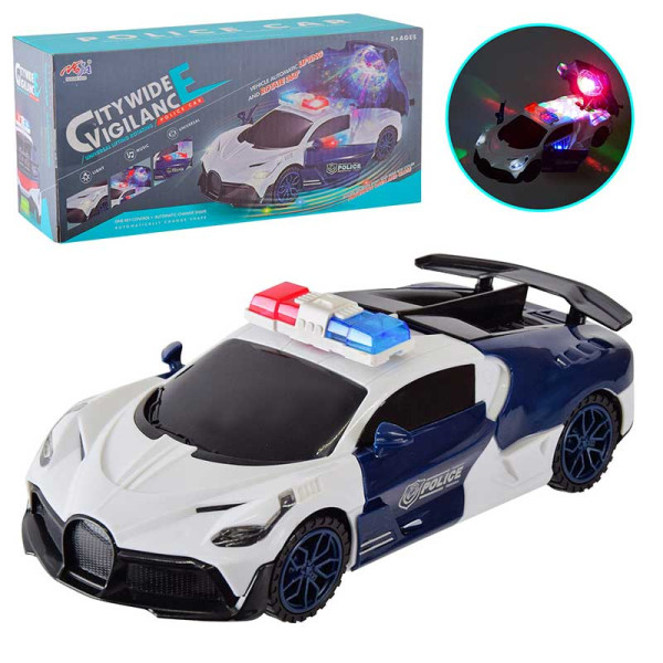 Машина на батарейках поліція світ зі звуком 8225-89