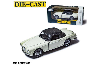 Машинка Tian Du DIE CAST F1157-1M white світло звук F1157-1M white