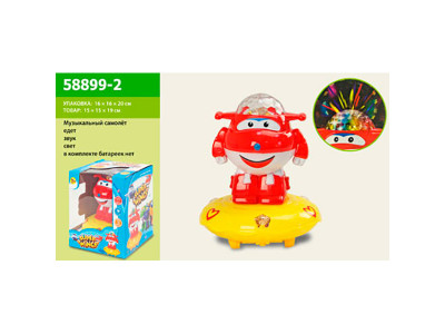 Музичний "Літачок" на батарейці 58899-2 Музичний "Літачок" на батарейці 58899-2