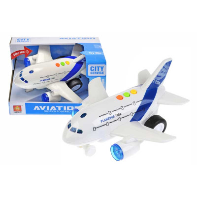 Літак інерційний озвучений зі світлом в коробці р.213*147*13 см WY710A Літак інерційний озвучений зі світлом в коробці р.213*147*13 см WY710A