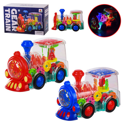 Музичний поїзд 2 кольори на батарейках світло музика рух розворот від FS238-1A Музичний поїзд 2 кольори на батарейках світло музика рух розворот від FS238-1A